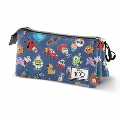Disney 100 Ans - Family - Trousse Triple '23x11x7cm'