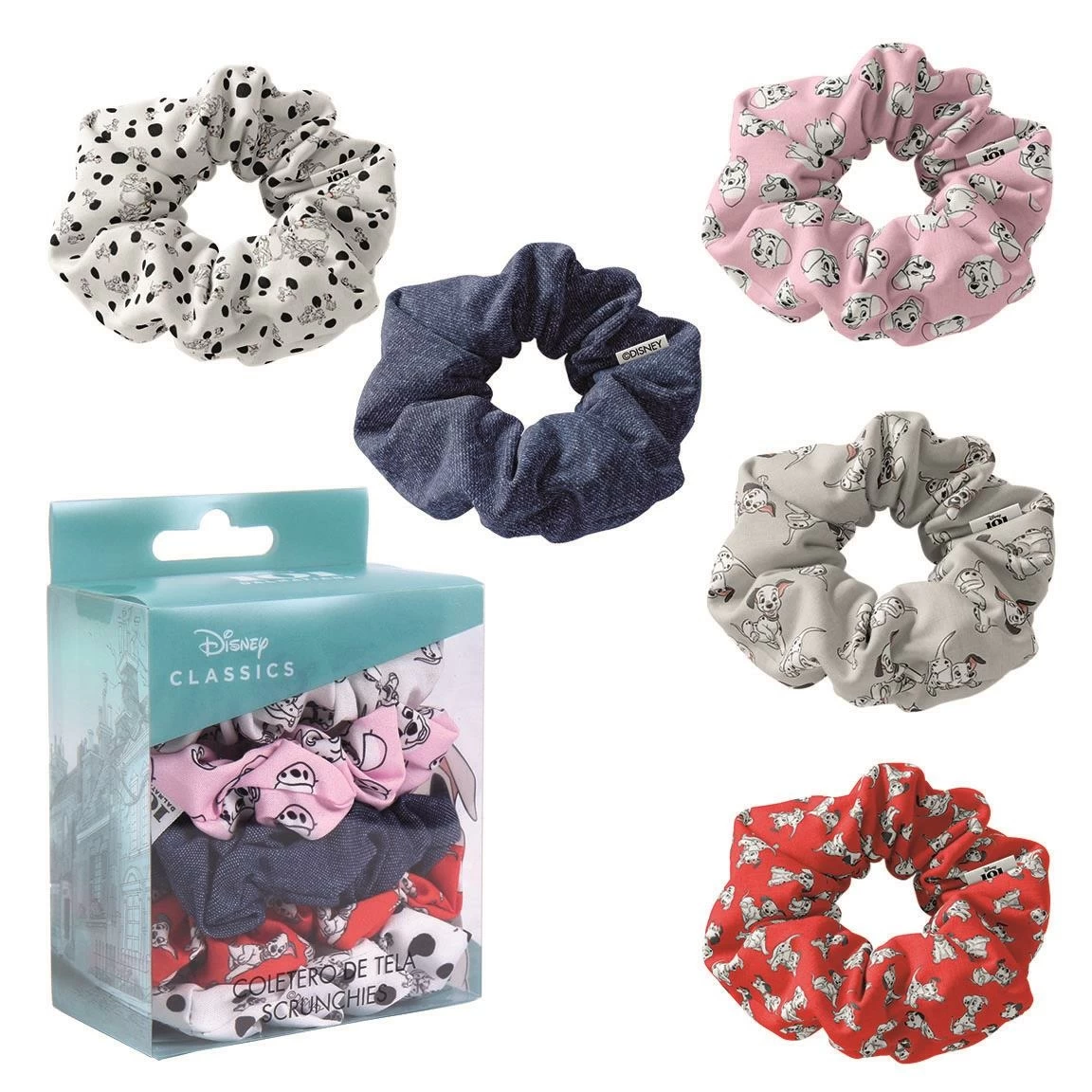 Disney 101 Dalmatiens - Accessoires Cheveux Chouchou" 5x"