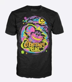 Disney - Chat Du Cheshire - T-shirt Pop Blacklight (s)