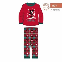 Disney - Mickey - Pyjama Garçon En Jersey - (10 Ans)