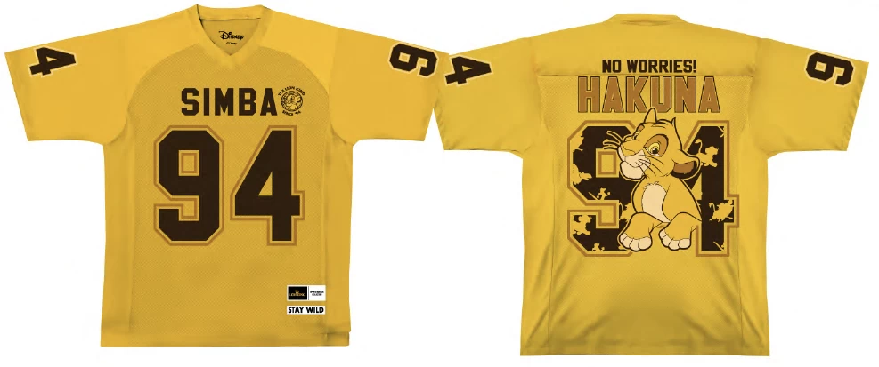 Disney - No Worries! Hakuna - T-shirt Sports Us Replica Unisex (s)
