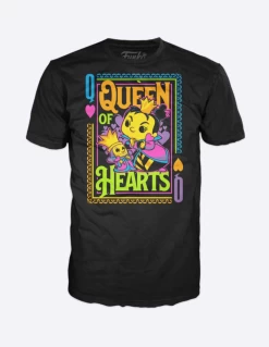 Disney - Reine De Coeur - T-shirt Pop Blacklight (s)