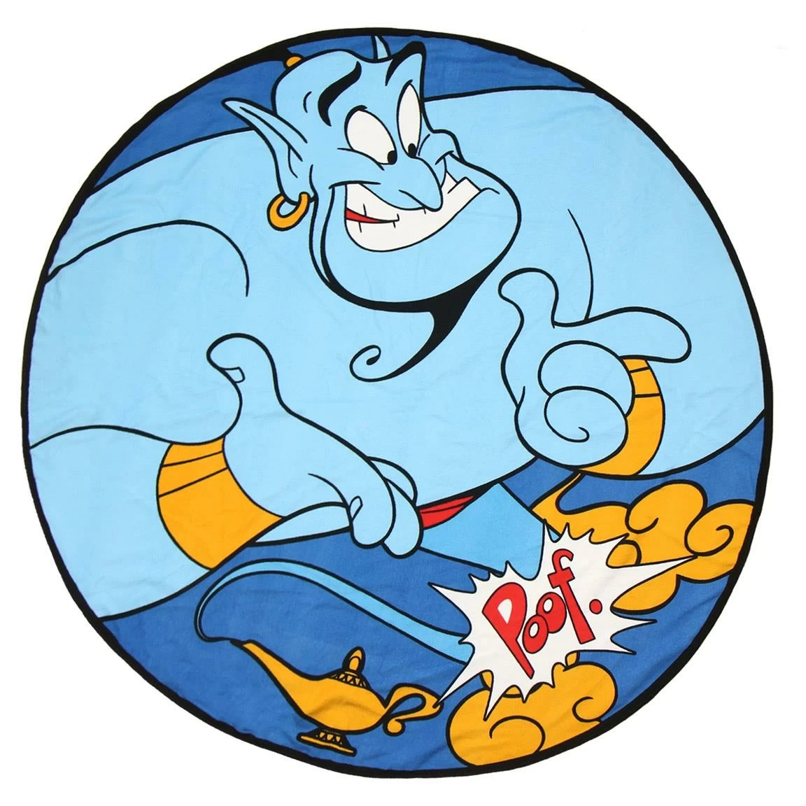 Disney - Serviette De Bain Rond 130cm - Aladdin Genie – Image 2