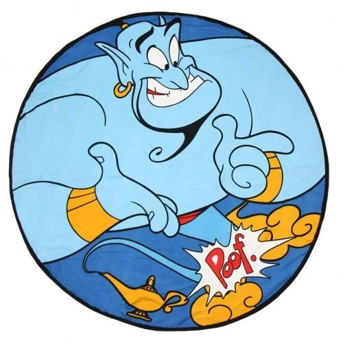 Disney - Serviette De Bain Rond 130cm - Aladdin Genie