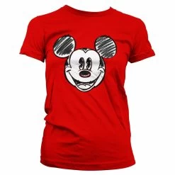 Disney - T-shirt Girly - Mickey Mouse Pixelated Sketch (l)
