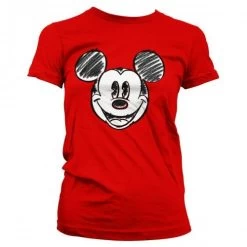 Disney - T-shirt Girly - Mickey Mouse Pixelated Sketch (s)