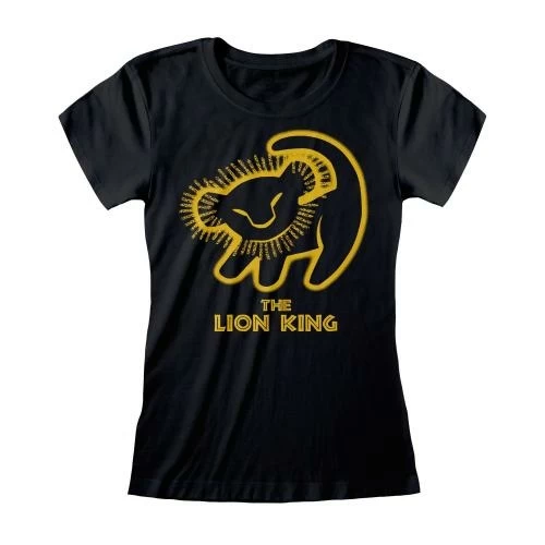 Lion King - Fitted T-shirt - Classic - Silhouette (m)